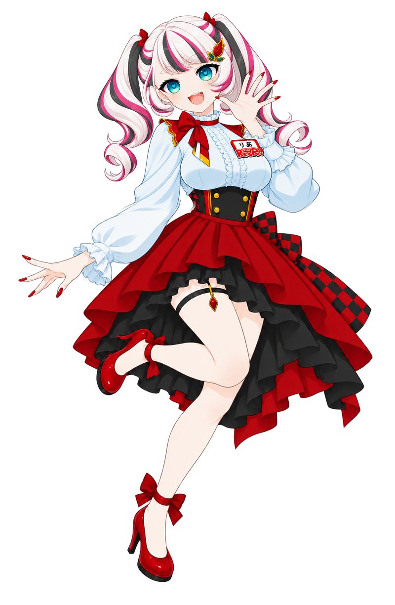 ReaPa!公式キャラクター りあ（赤い衣装）